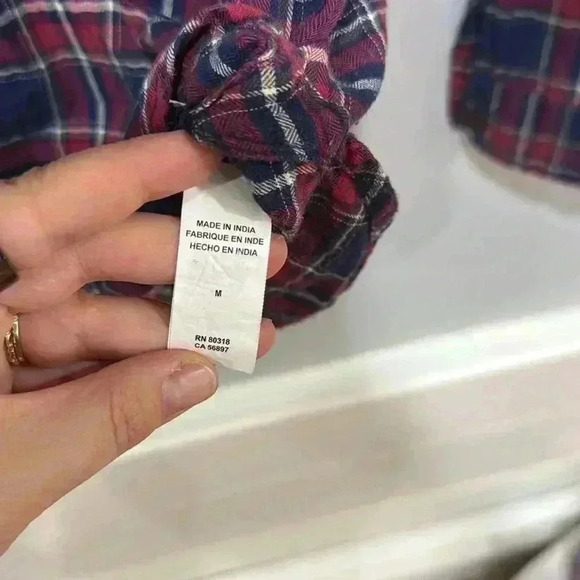 Lucky brand men’s flannel shirt size medium - Picture 3 of 8